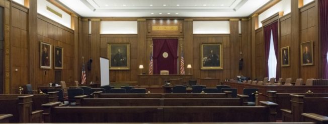 Courtroom in Cincinnati